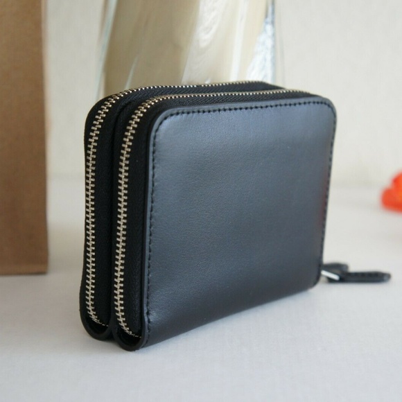 [New] Coach Leather Wallet Double Zip - Picture 3 of 8